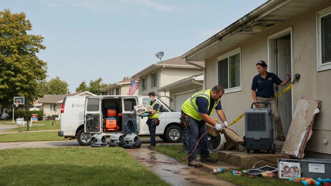 Water Damage Restoration in Lawndale, IL near me